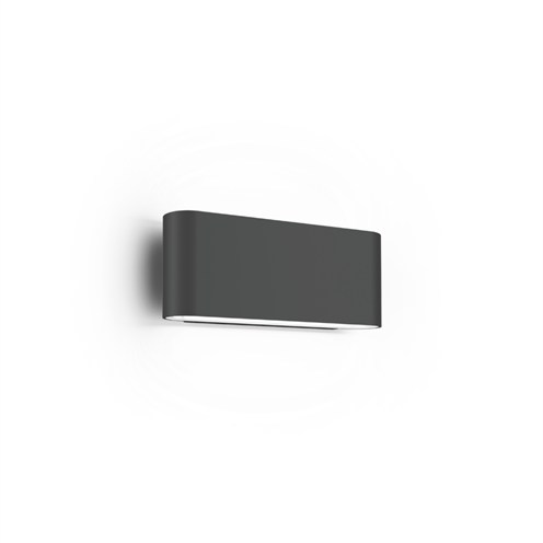 Wever & Ducré+Kiosk 1.0 LED 12W 960lm 2700K CRI>90, hämardatav phase-cut, IP65, välisvalgusti, antratsiit